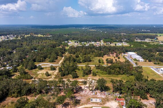 1st Drone Visit to Lake City Construction Site (1 of 4)